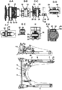 Порядок разборки бульдозерного оборудования с полусферическим и прямым отвалами