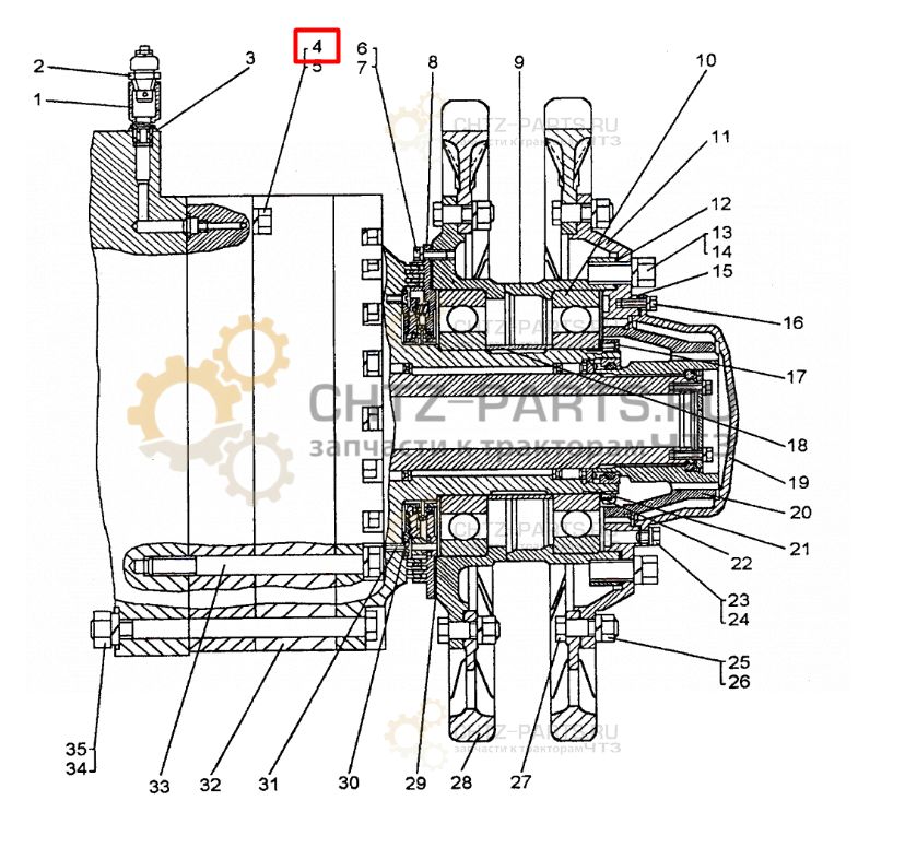 Болт 700-28-2472-01