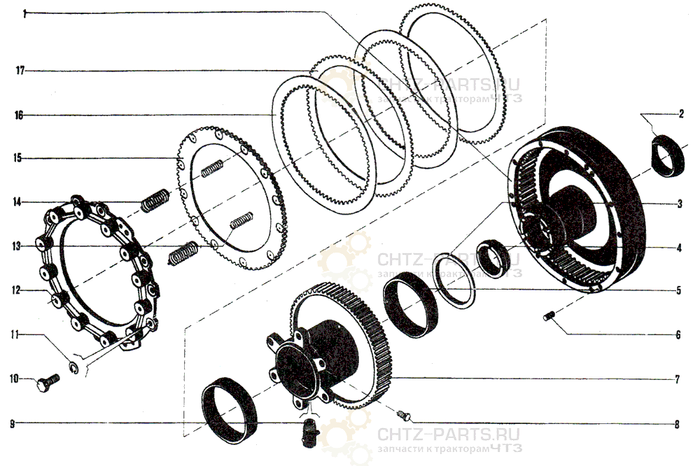 748-50-171СП Муфта предохранительная ДЭТ-250 748-50-171СП Муфта предохранительная ДЭТ-250