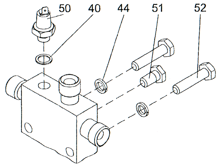 Рис. 34.2. Пневмосистема погрузчика ПК46 Рис. 34.2. Пневмосистема погрузчика ПК46