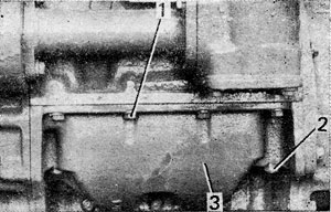 Крепление поддона блок-картера